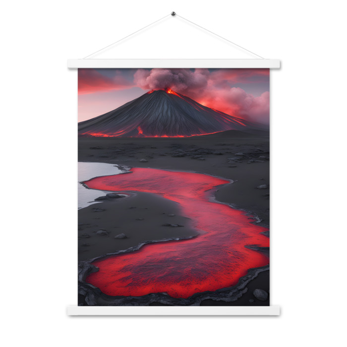 Enhanced Matte Paper Poster With Hanger (in), #1, Lava Forge