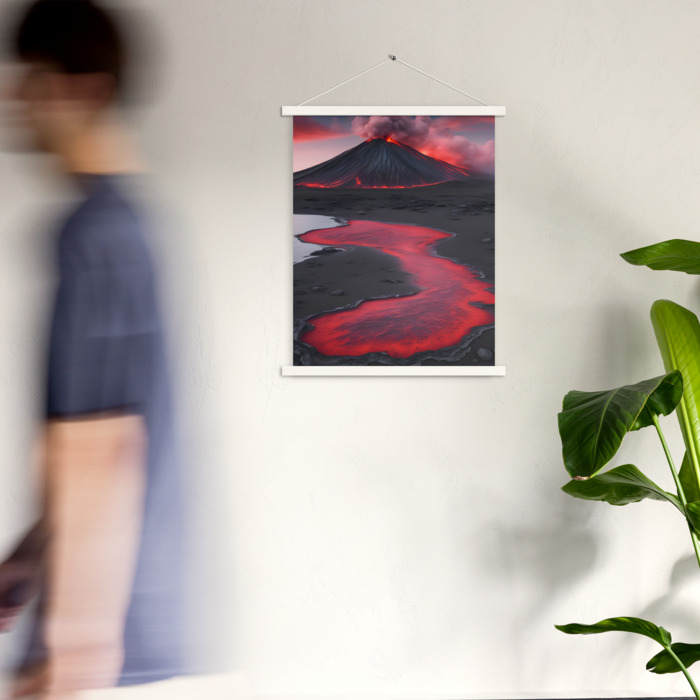 Enhanced Matte Paper Poster With Hanger (in), #1, Lava Forge