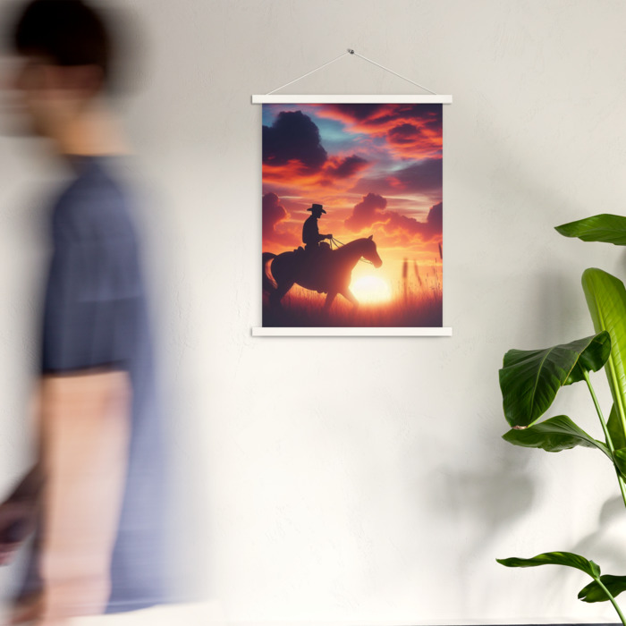 Enhanced Matte Paper Poster With Hanger (in), #1, Dawn Rider