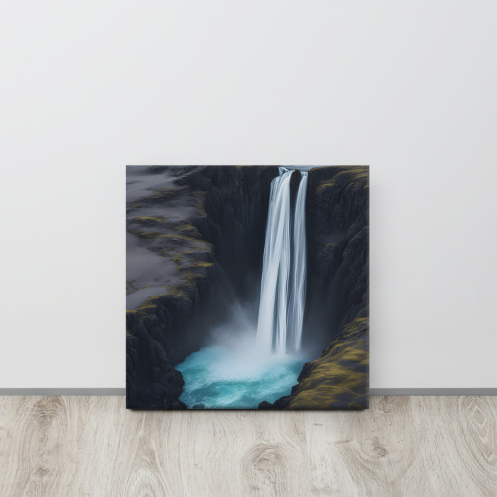 Canvas (in), #1, Icelandic Waterfall