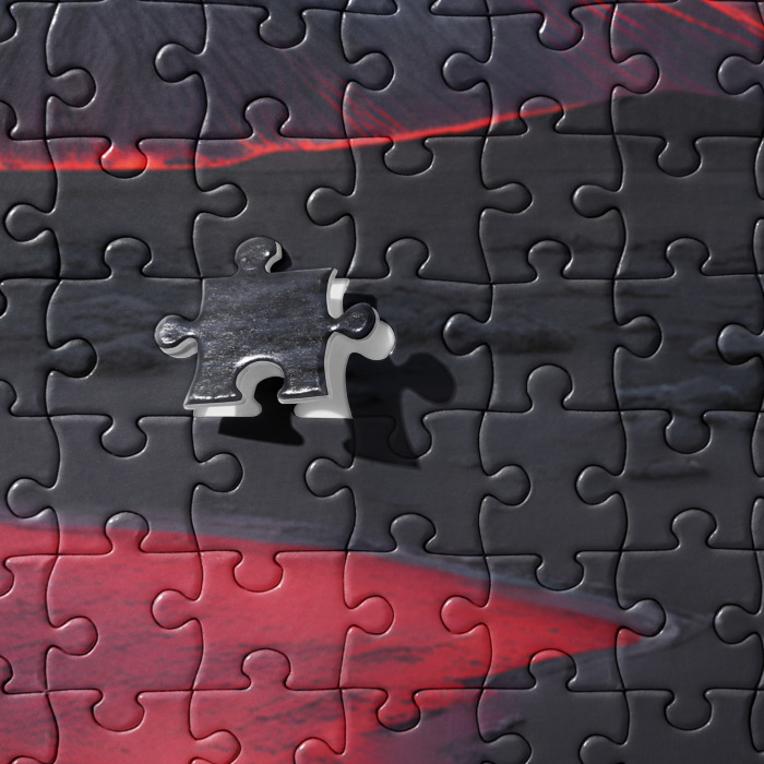 Jigsaw Puzzle, #1, Lava Forge