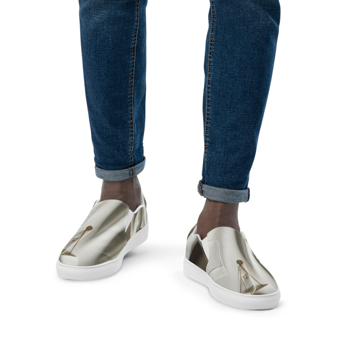 Men's Slip-On Canvas Shoes, #3, T-shirt