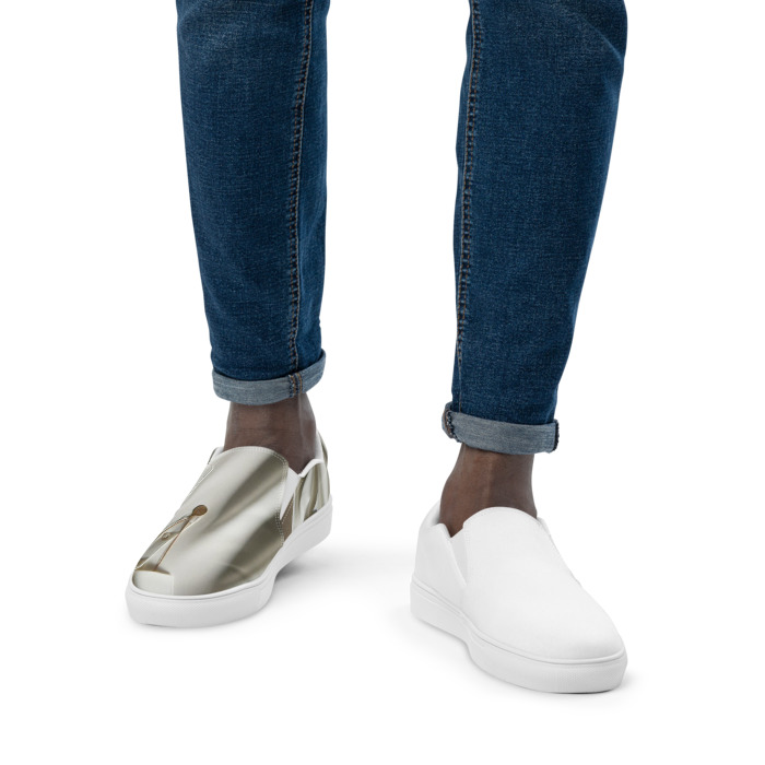 Men's Slip-On Canvas Shoes, #1, T-shirt