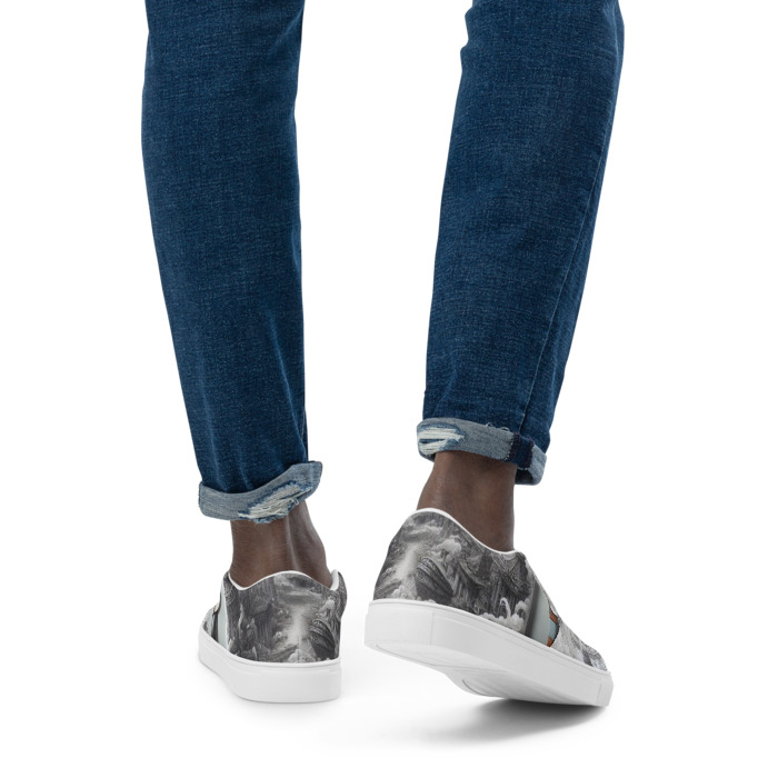 Men's Slip-On Canvas Shoes, #1, Colour T-shirt
