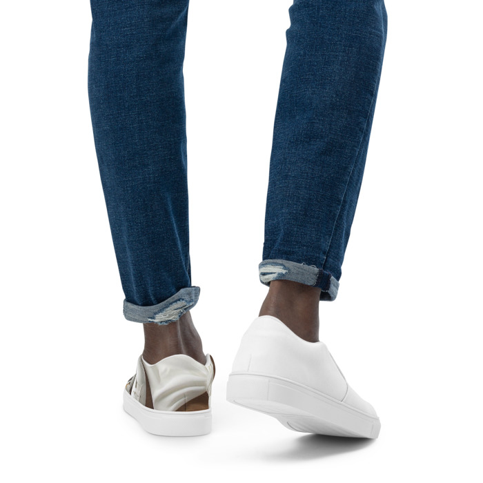 Men's Slip-On Canvas Shoes, #1, colour T-shirt