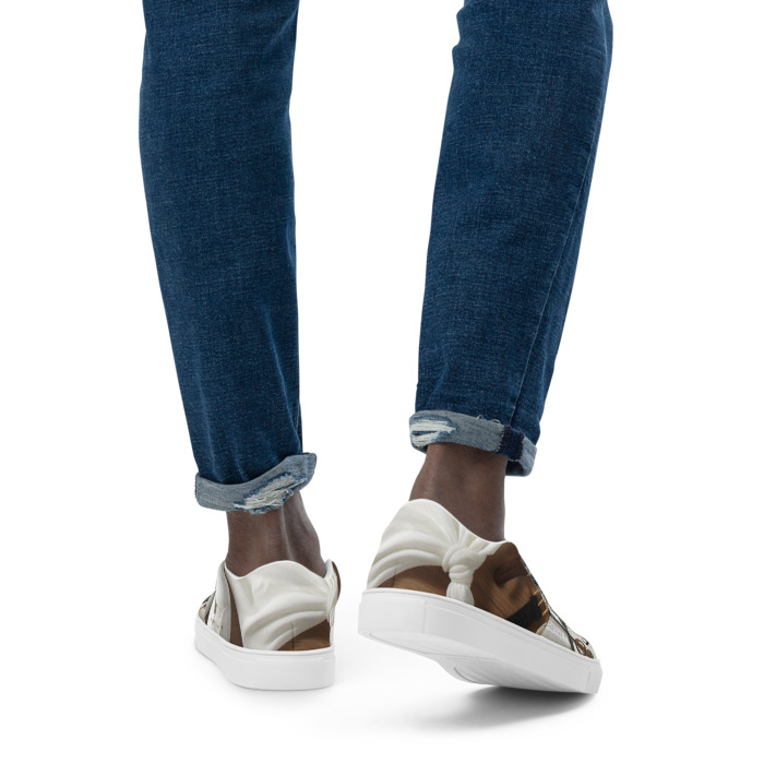 Men's Slip-On Canvas Shoes, #3, colour T-shirt