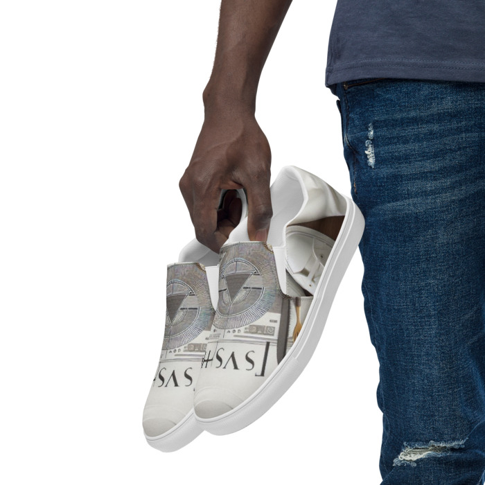 Men's Slip-On Canvas Shoes, #3, colour T-shirt