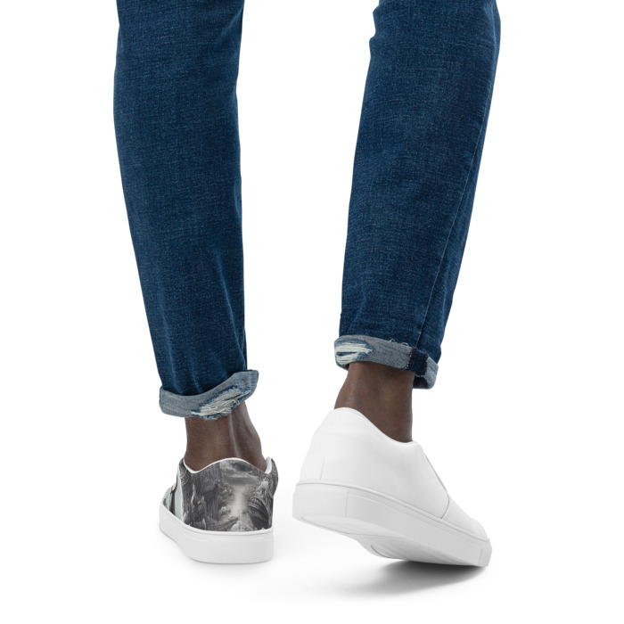 Men's Slip-On Canvas Shoes, #2, Colour T-shirt