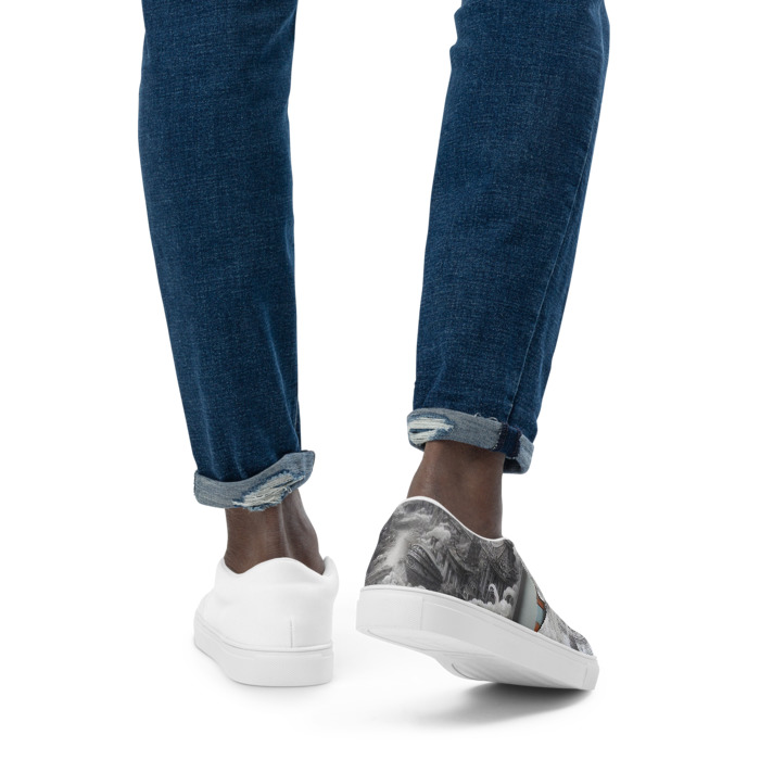 Men's Slip-On Canvas Shoes, #3, Colour T-shirt