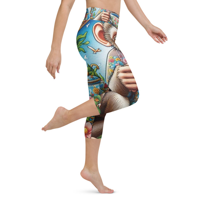 Yoga Capri Leggings, #1, Colour T-shirt