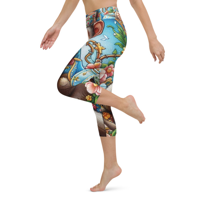 Yoga Capri Leggings, #1, Colour T-shirt