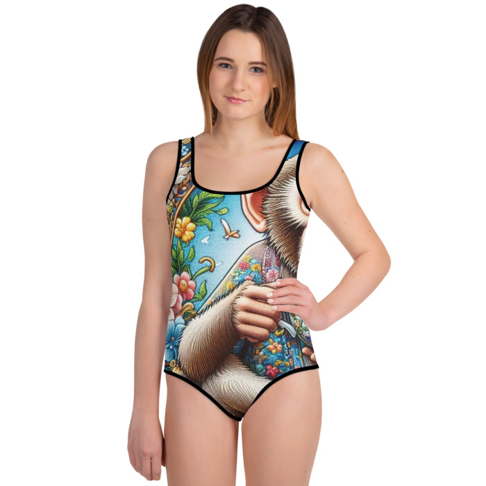 Youth Swimsuit, #1, Colour T-shirt