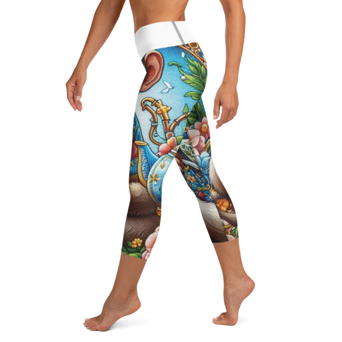 Yoga Capri Leggings, #3, Colour T-shirt
