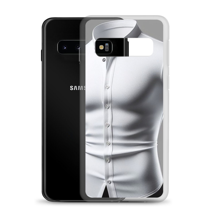 Clear Case for Samsung®, #1, white long sleeve for men