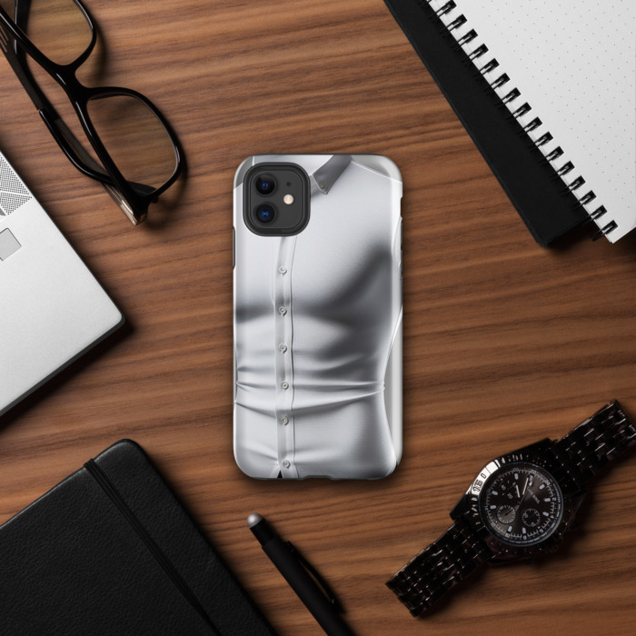 Tough Case for iPhone®, #1, white long sleeve for men
