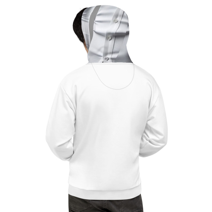 Recycled Unisex Hoodie, #3, white long sleeve for men