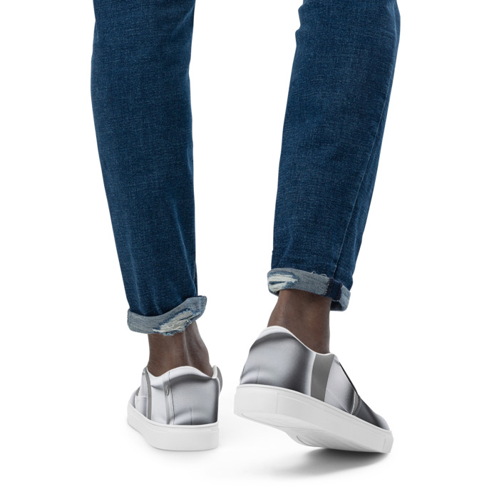 Men's Slip-On Canvas Shoes, #3, white long sleeve for men