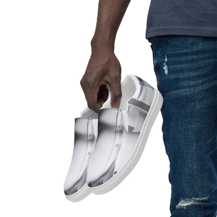 Men's Slip-On Canvas Shoes, #3, white long sleeve for men