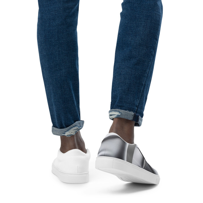 Men's Slip-On Canvas Shoes, #2, white long sleeve for men