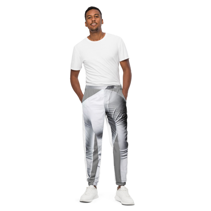 Unisex Track Pants, #1, white long sleeve for men