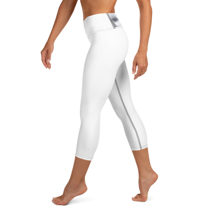 Yoga Capri Leggings, #2, white long sleeve for men