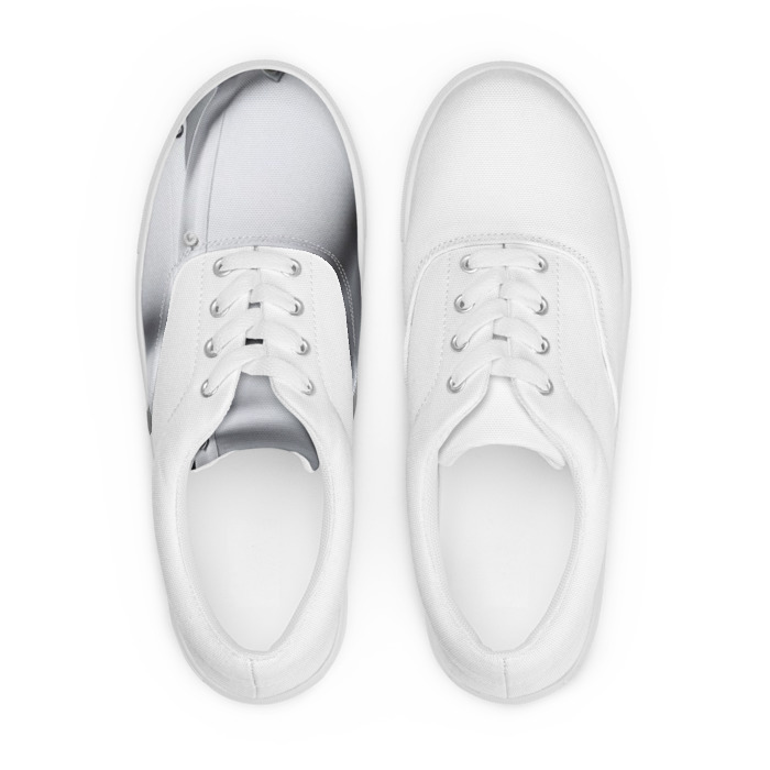 Women's Lace-Up Canvas Shoes, #3, white long sleeve for men