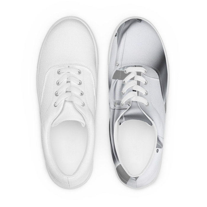 Women's Lace-Up Canvas Shoes, #2, white long sleeve for men