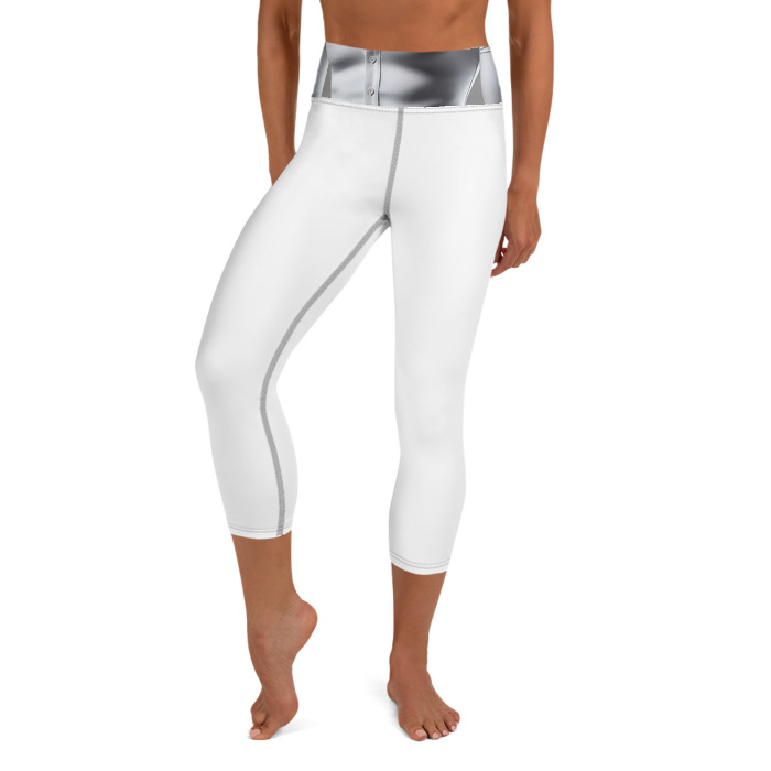 Yoga Capri Leggings, #3, white long sleeve for men