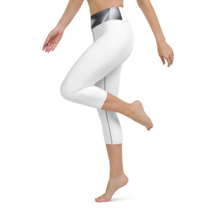 Yoga Capri Leggings, #3, white long sleeve for men